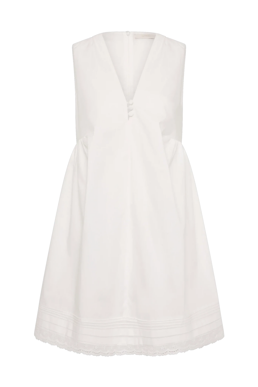 Faithfull the Brand - Dion Mini Dress Fiore White Lace - Kalifornia Jean Bar