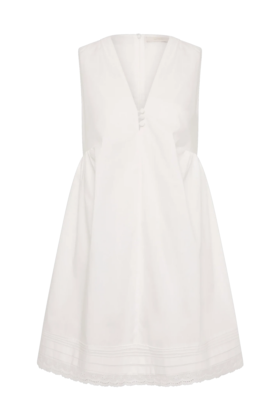 Faithfull the Brand - Dion Mini Dress Fiore White Lace - Kalifornia Jean Bar