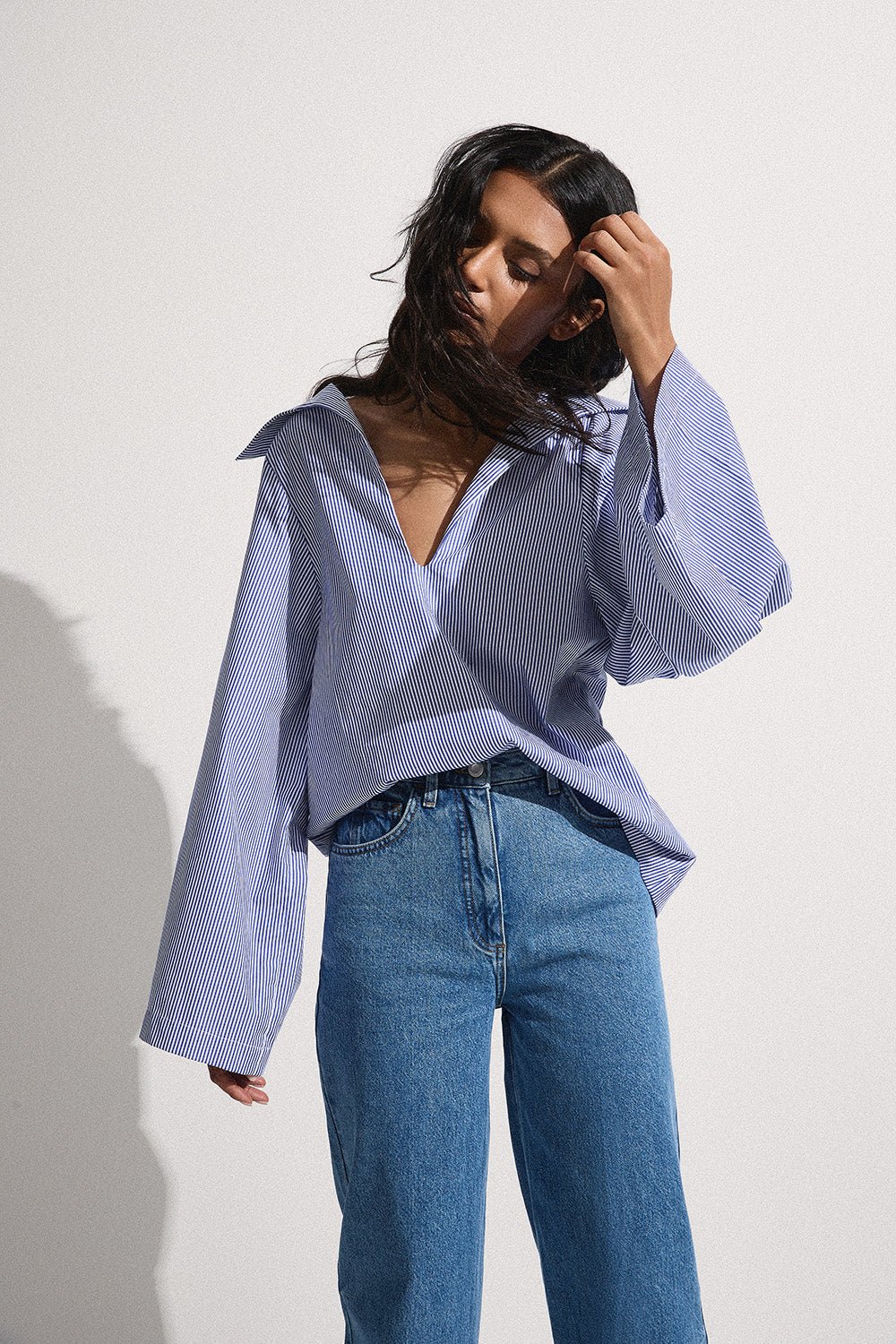 Faithfull The Brand - Helle Stripe Vintage Navy Gaia Top - Kalifornia Jean Bar