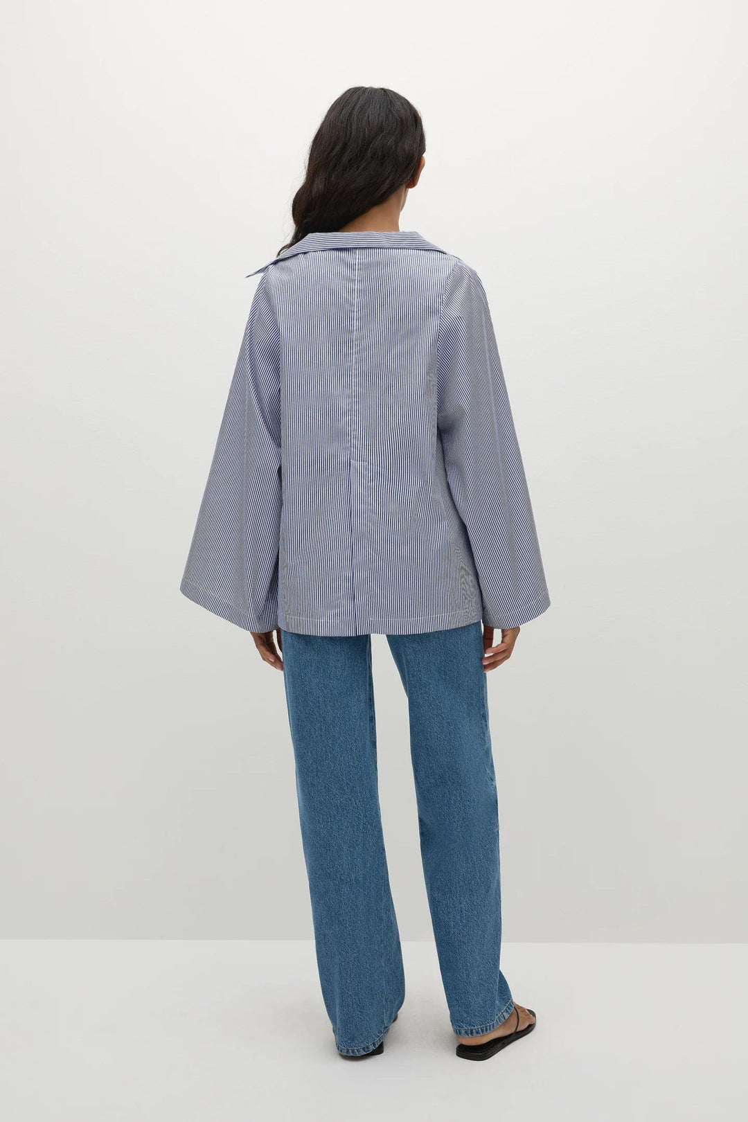 Faithfull The Brand - Helle Stripe Vintage Navy Gaia Top - Kalifornia Jean Bar