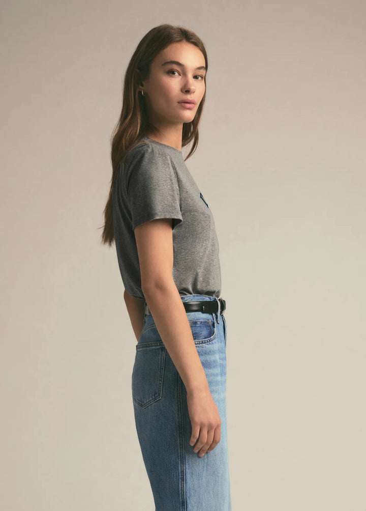 Favorite Daughter - Dog Mom Tee in Heather - Kalifornia Jean Bar