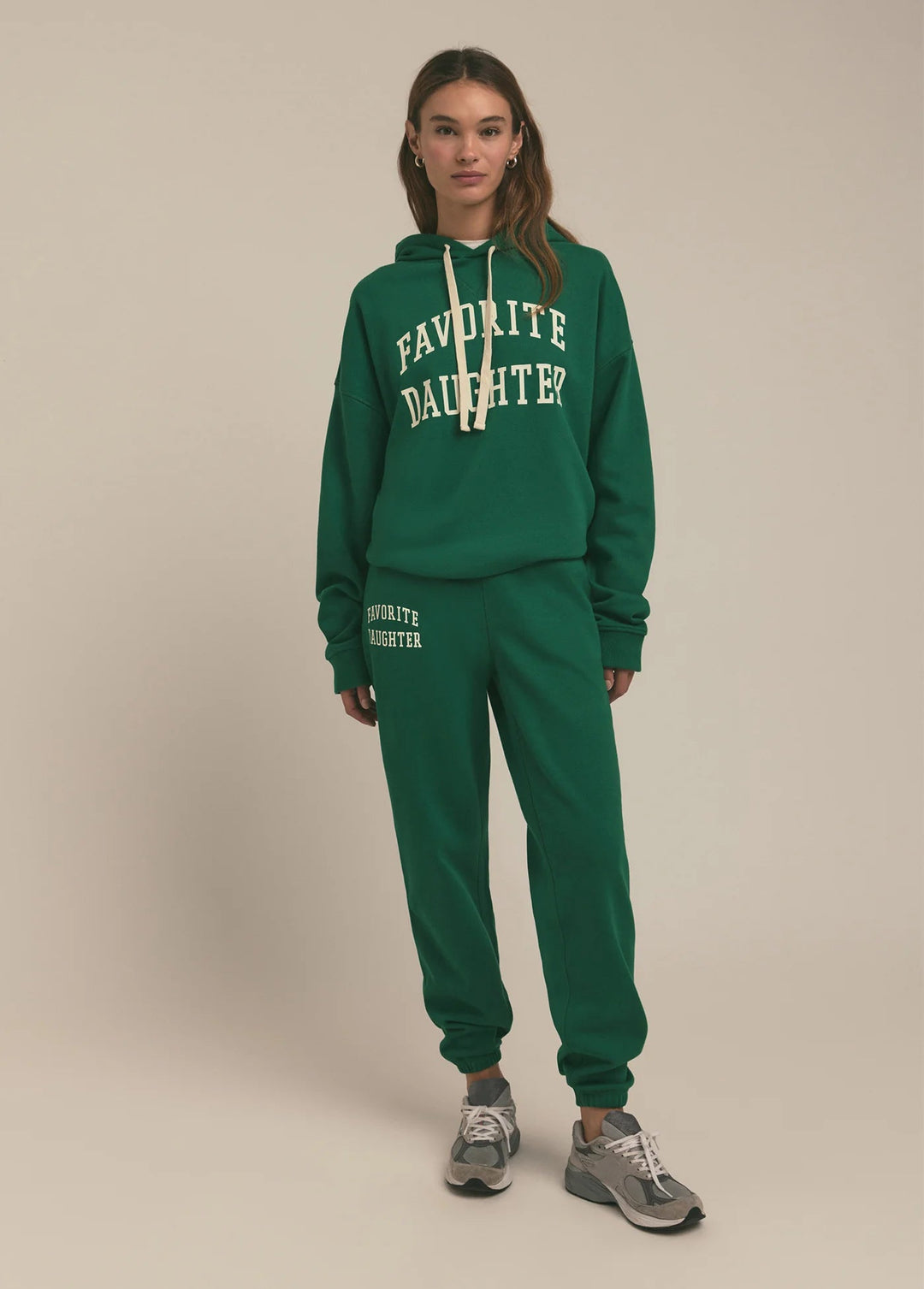 Favorite Daughter - Emerald Logo Hoodie - Kalifornia Jean Bar