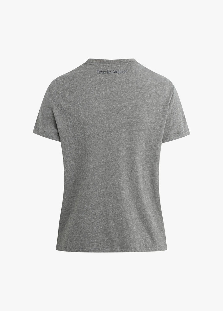 Favorite Daughter - Favorite Stepmom Tee in Heather Grey - Kalifornia Jean Bar