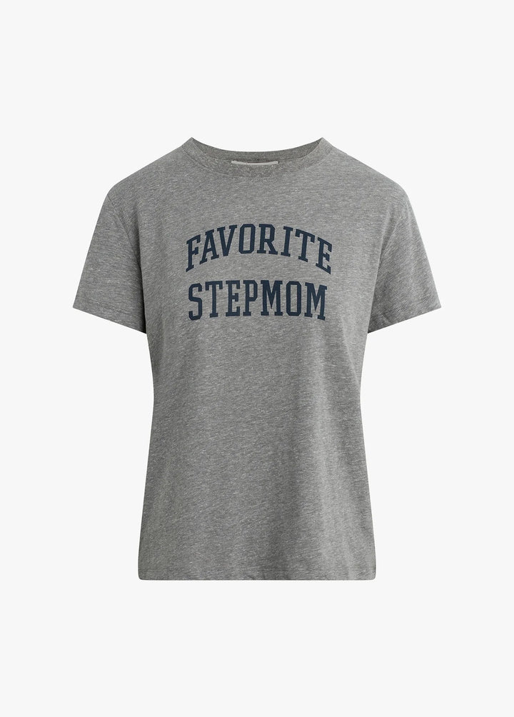 Favorite Daughter - Favorite Stepmom Tee in Heather Grey - Kalifornia Jean Bar