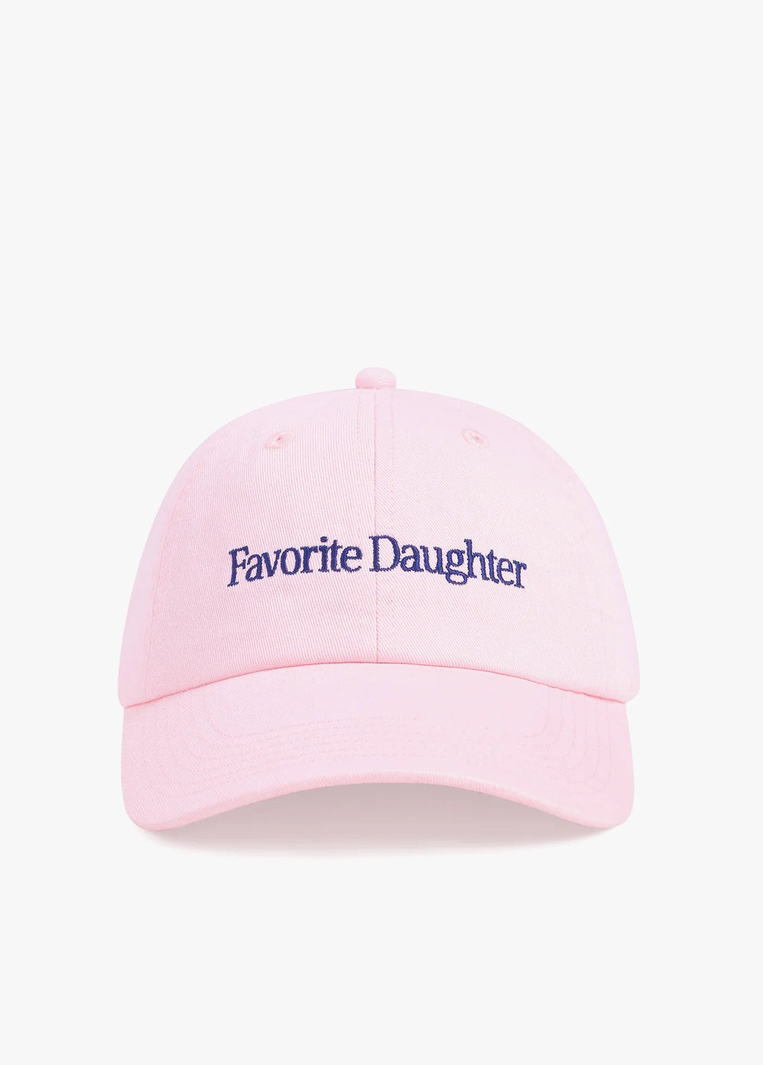 Favorite Daughter - Light Pink/Navy Classic Logo Baseball Hat - Kalifornia Jean Bar