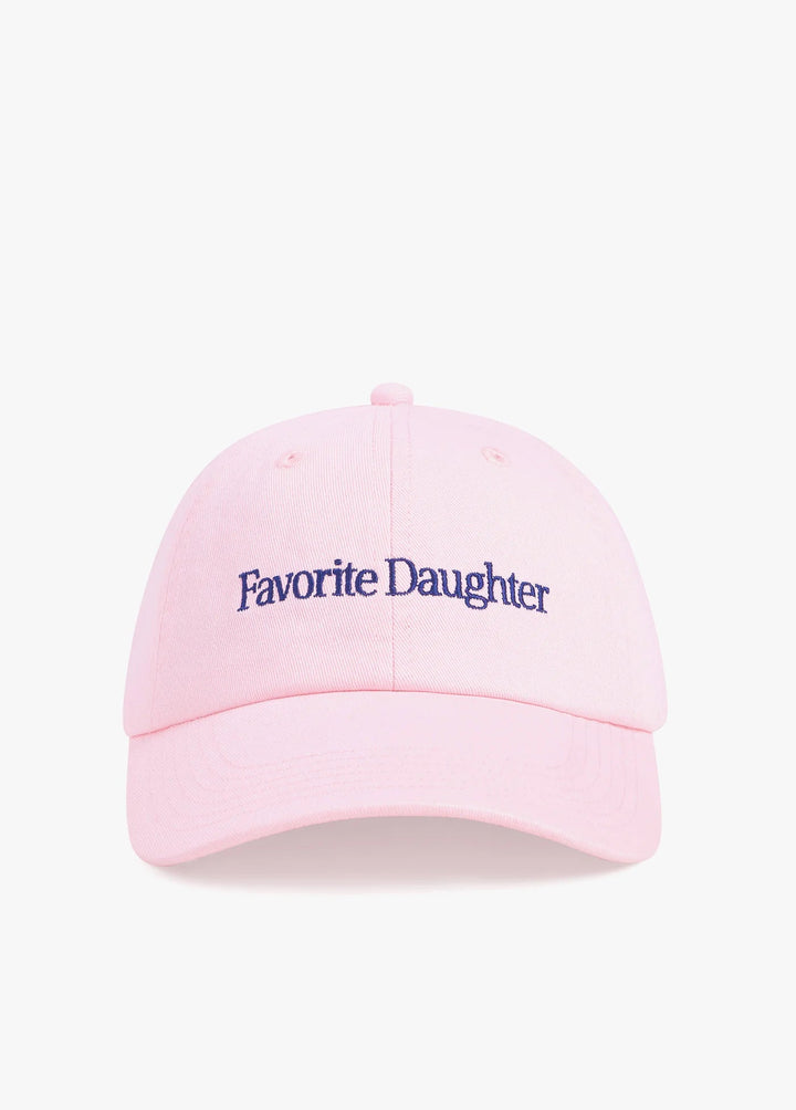 Favorite Daughter - Light Pink/Navy Classic Logo Baseball Hat - Kalifornia Jean Bar