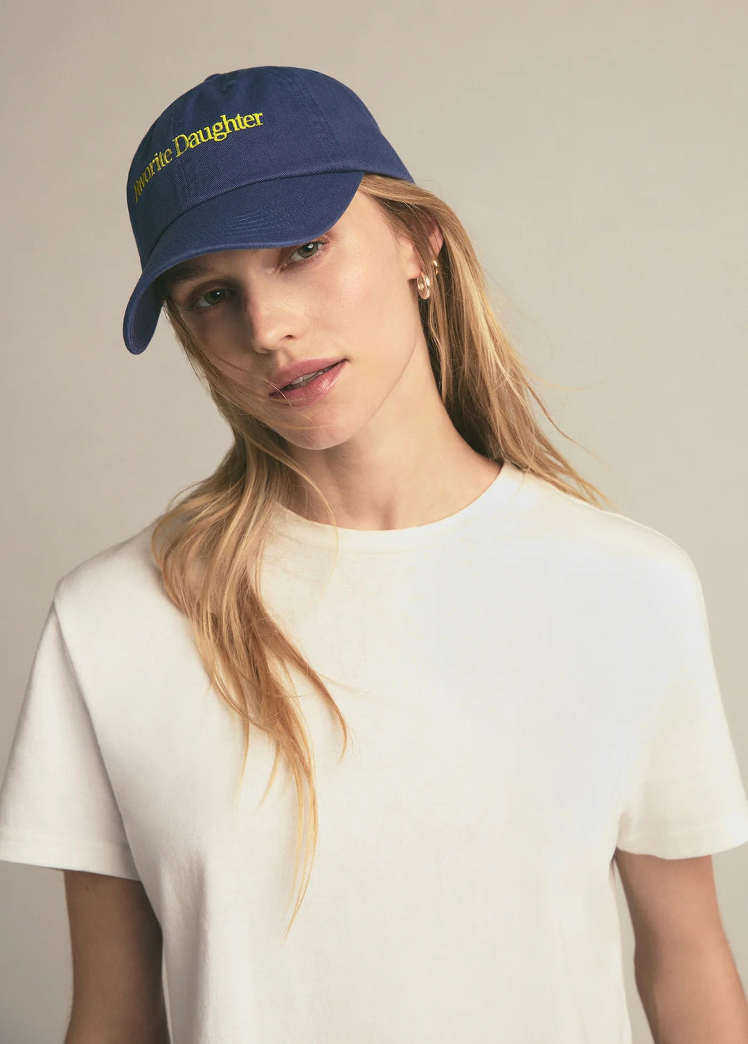 Favorite Daughter - Navy/Yellow Classic Logo Cap - Kalifornia Jean Bar