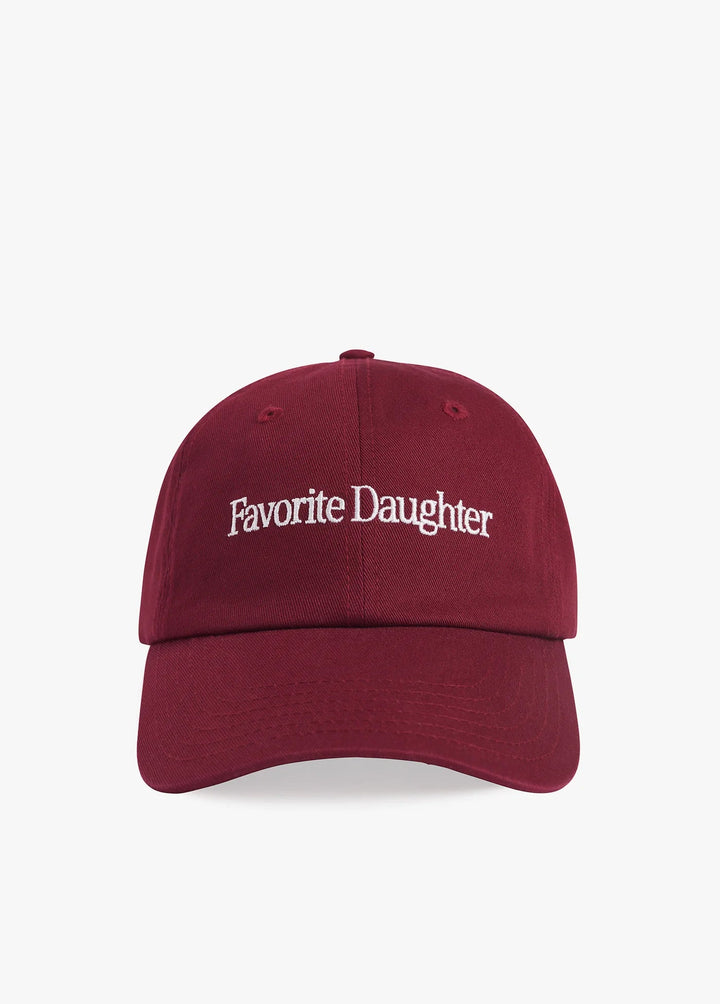 Favorite Daughter - Sangria Nights/White Classic Logo Baseball Hat - Kalifornia Jean Bar Favorite Daughter - Sangria Nights/White Classic Logo Baseball Hat Hat