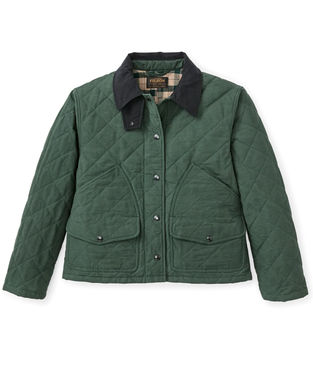 Filson - Women's Quilted Outfitter Jacket Deep Forest