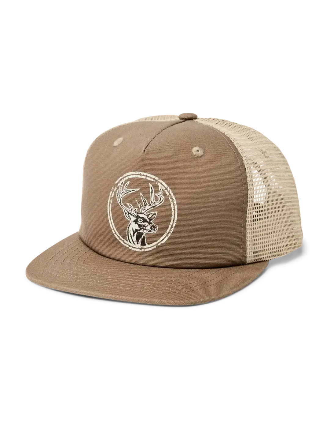 Filson - Tan Buck Graphic Trucker Mesh Cap - Kalifornia Jean Bar