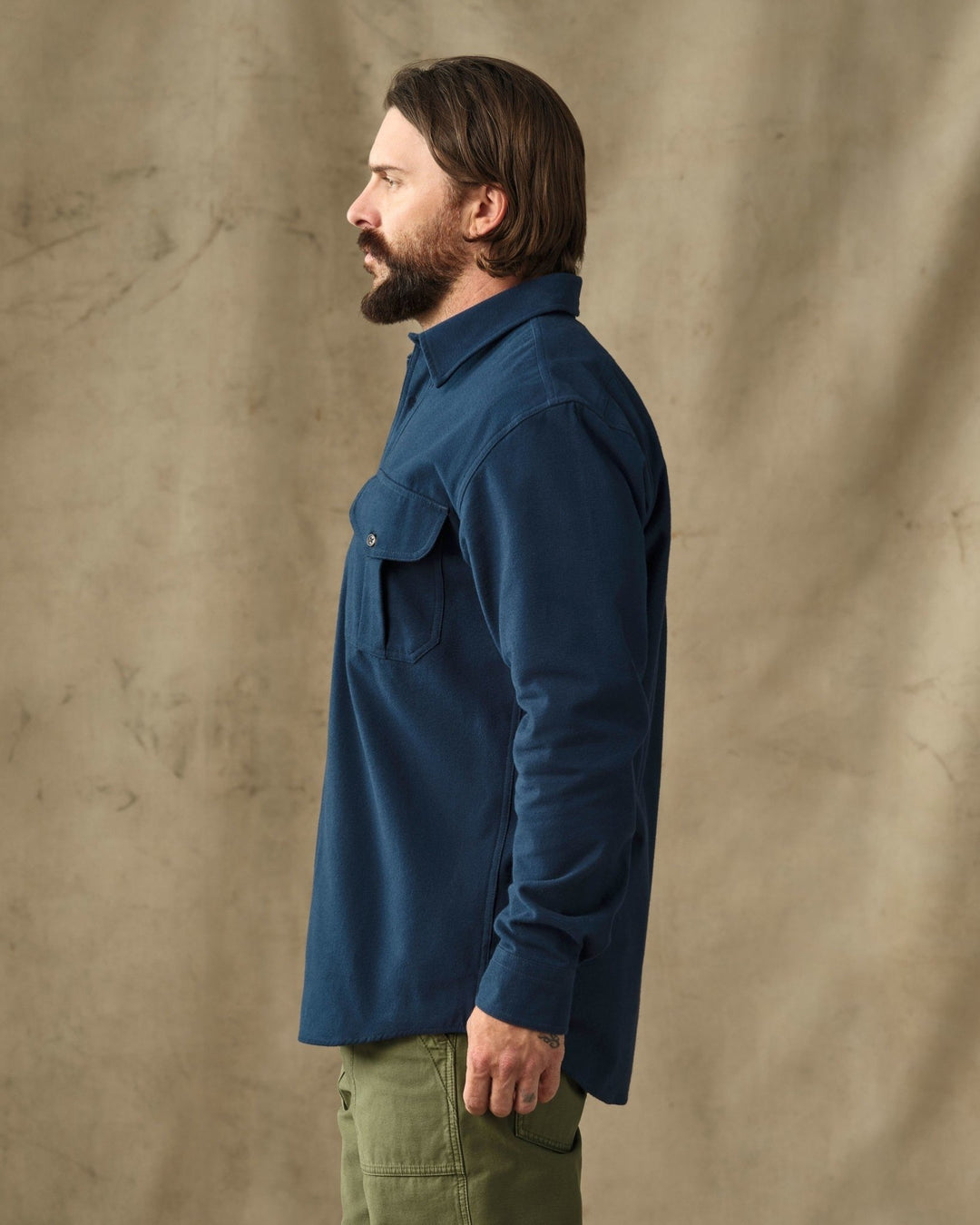 Filson - Moleskin Guide Shirt - Service Blue - Kalifornia Jean Bar