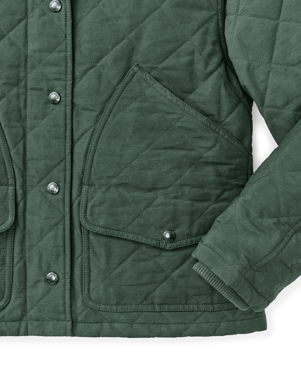 Filson - Women's Quilted Outfitter Jacket Deep Forest - Kalifornia Jean Bar