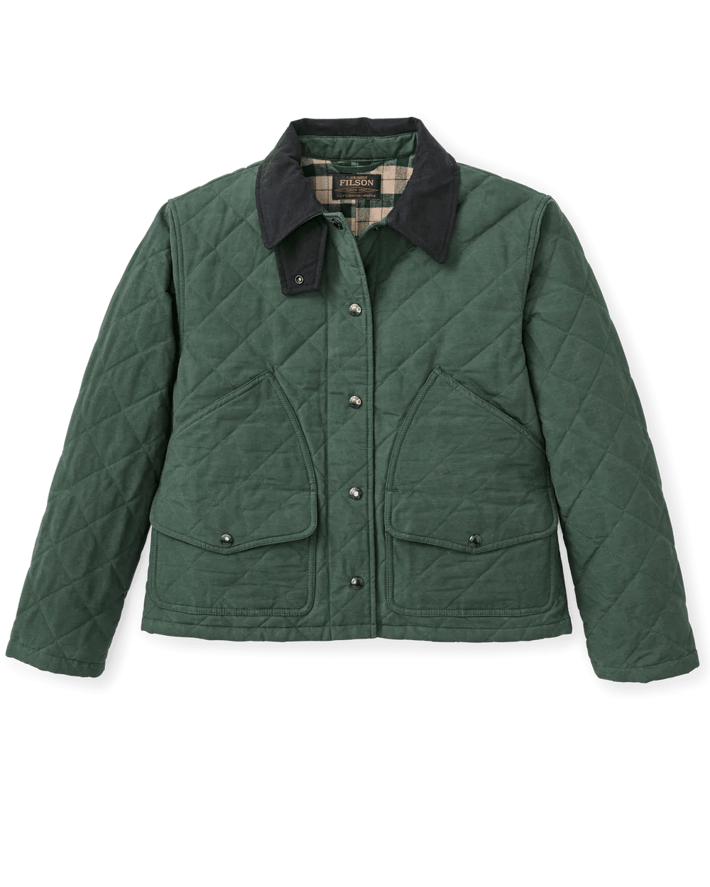 Filson - Women's Quilted Outfitter Jacket Deep Forest - Kalifornia Jean Bar