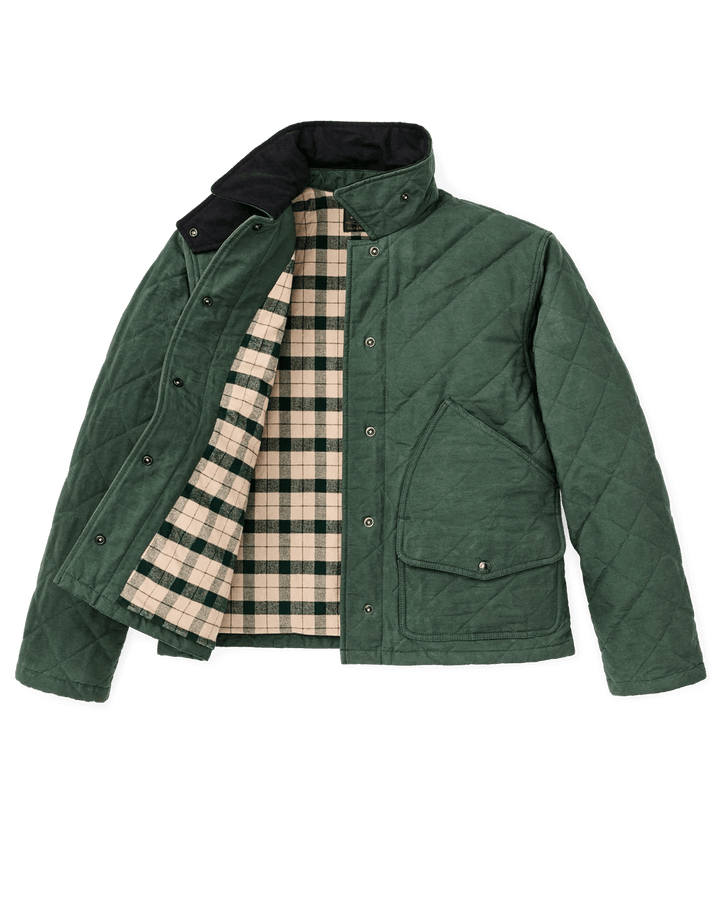 Filson - Women's Quilted Outfitter Jacket Deep Forest - Kalifornia Jean Bar