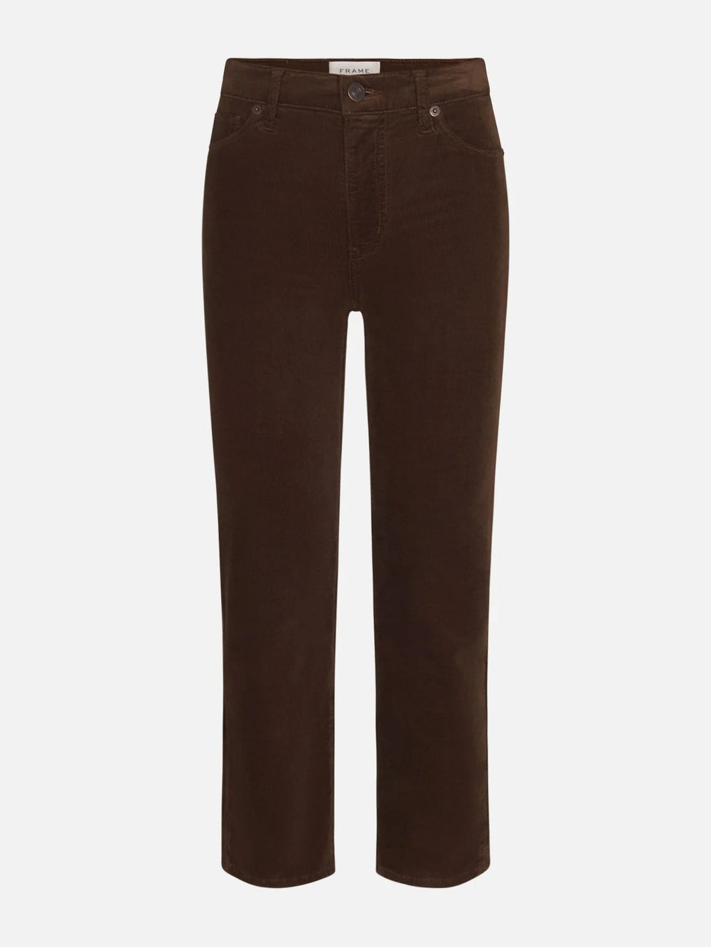 Frame - Bitter Chocolate Le Sleek Straight Corduroy Jean - Kalifornia Jean Bar
