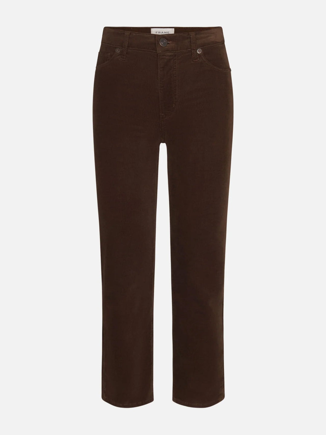 Frame - Bitter Chocolate Le Sleek Straight Corduroy Jean - Kalifornia Jean Bar