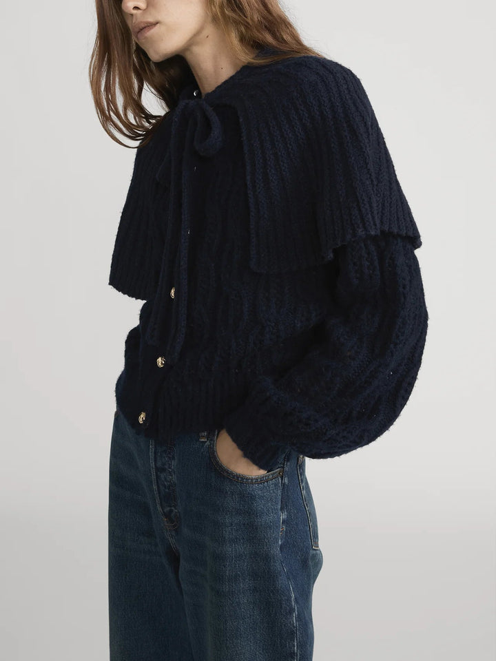 Frame - Cape Sweater Navy - Kalifornia Jean Bar