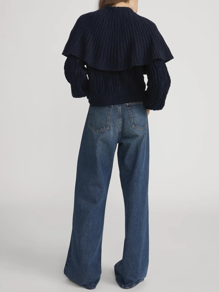 Frame - Cape Sweater Navy - Kalifornia Jean Bar