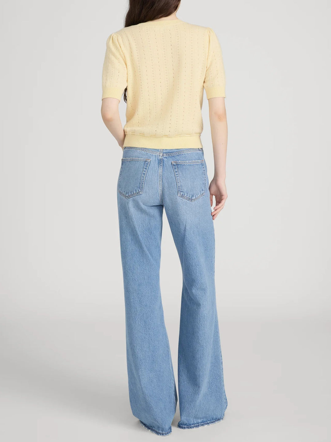 Frame - Cashmere Charm Sweater Canary - Kalifornia Jean Bar