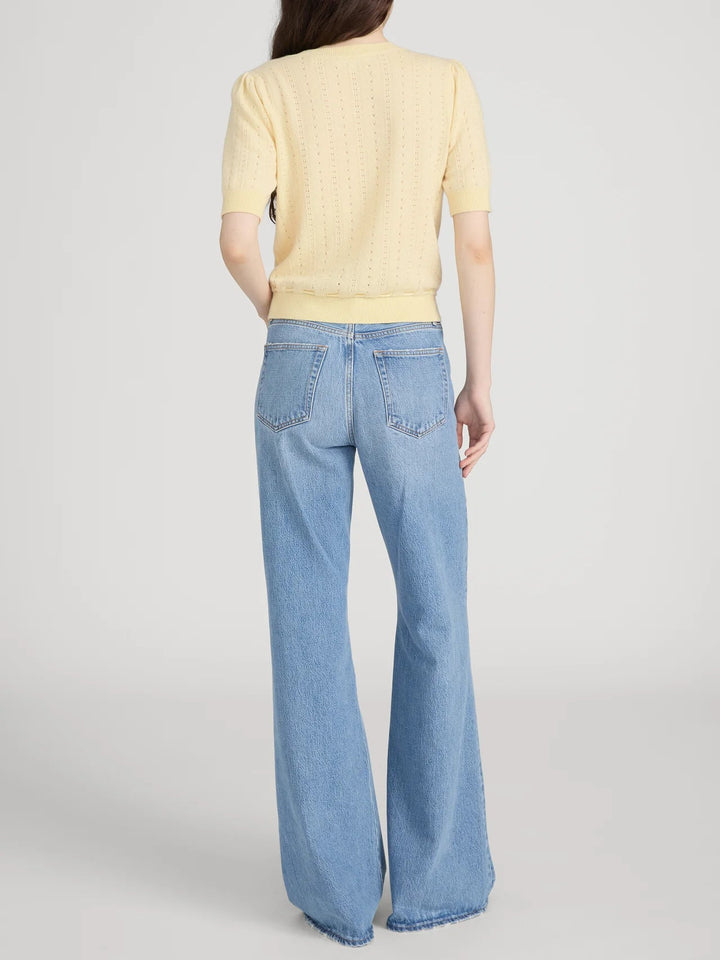 Frame - Cashmere Charm Sweater Canary - Kalifornia Jean Bar