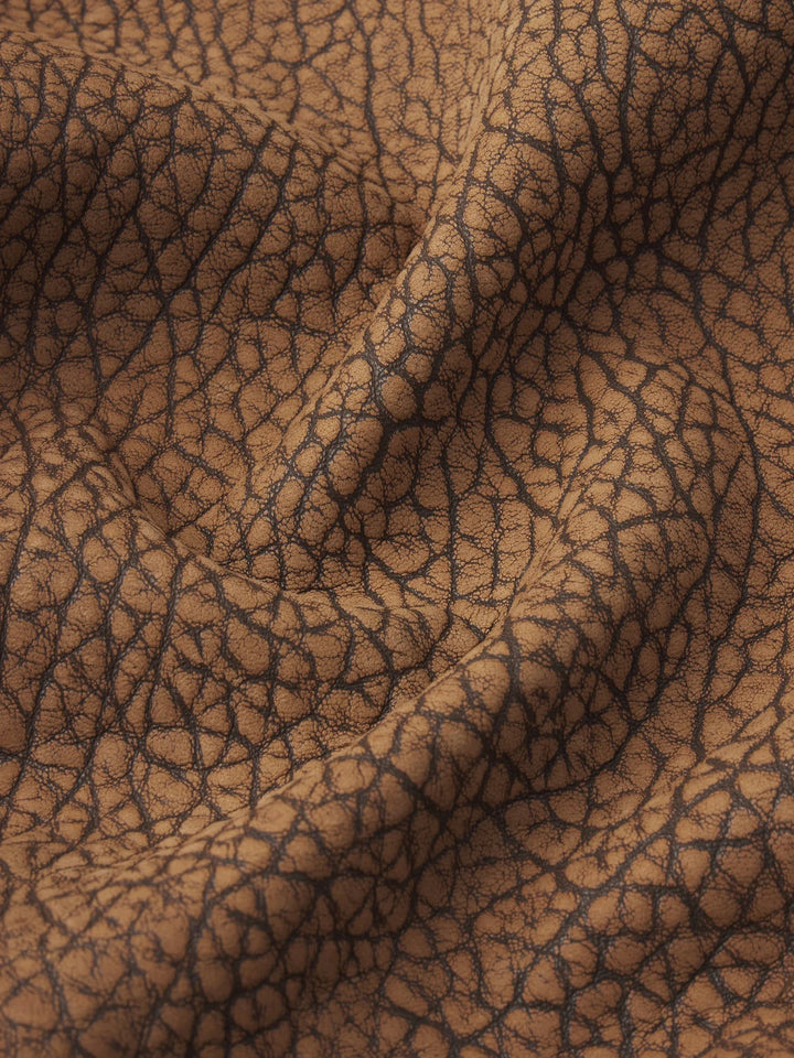 Frame - Dark Camel Distressed Leather Jacket - Kalifornia Jean Bar