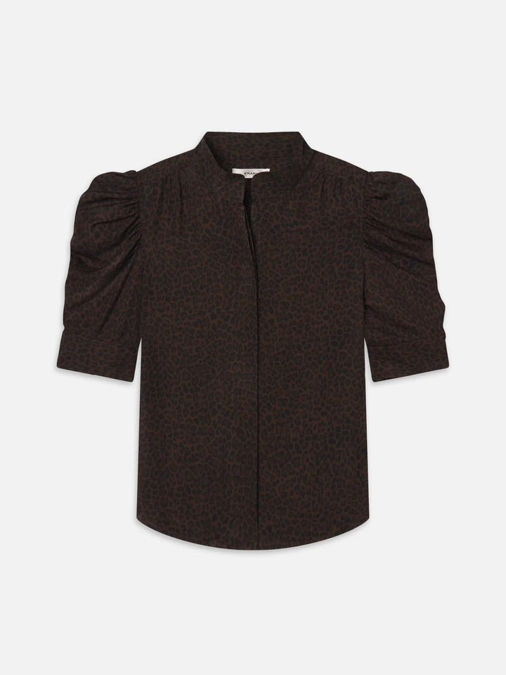Frame - Leopard Gillian Top - Kalifornia Jean Bar