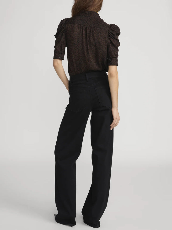 Frame - Leopard Gillian Top - Kalifornia Jean Bar