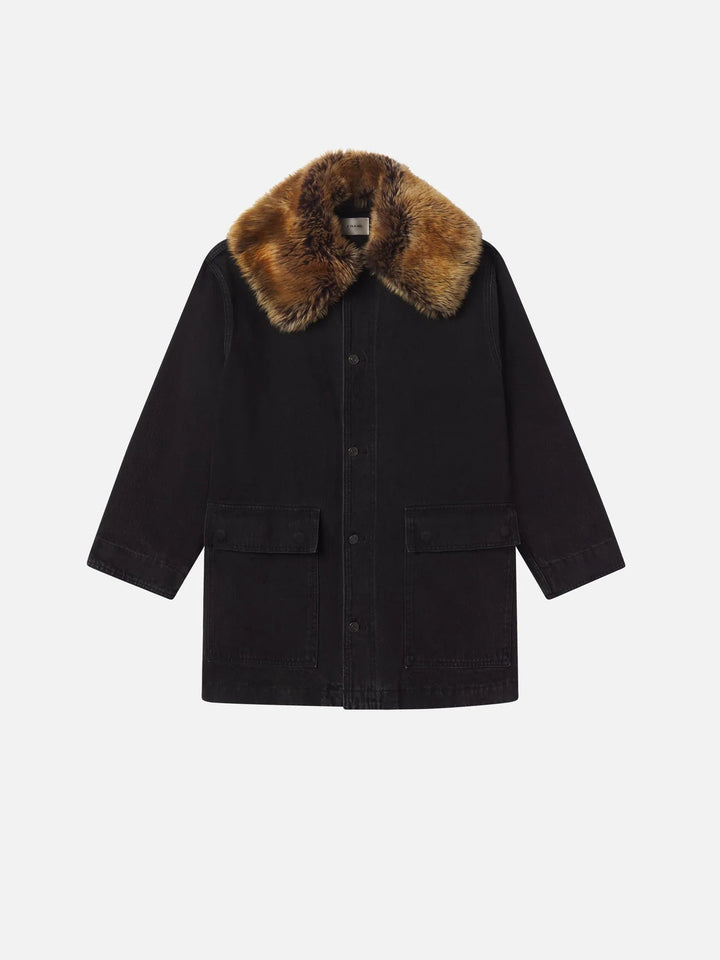 Frame - Shearling Overcoat Costello - Kalifornia Jean Bar