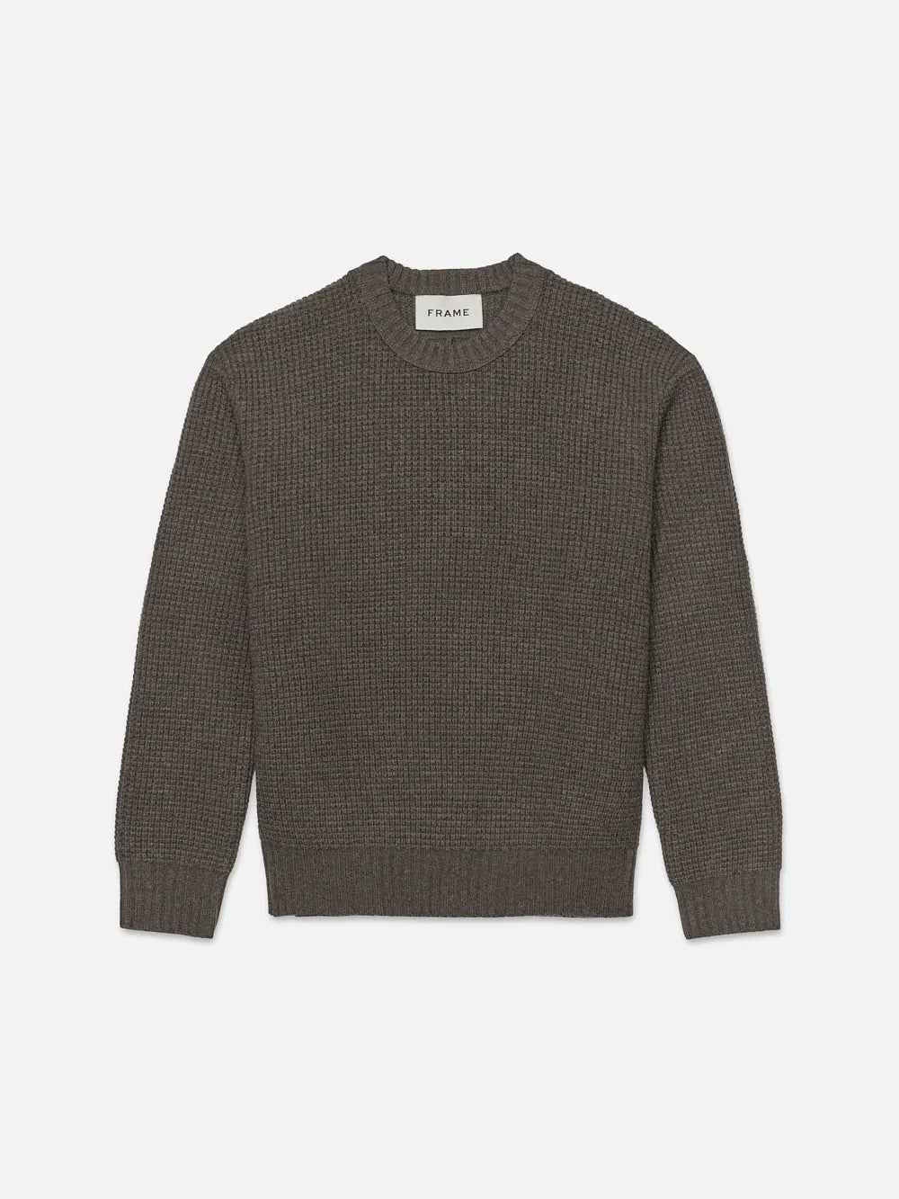 Frame - Wool Crewneck Sweater in Mole - Kalifornia Jean BarFrame - Wool Crewneck Sweater in Mole