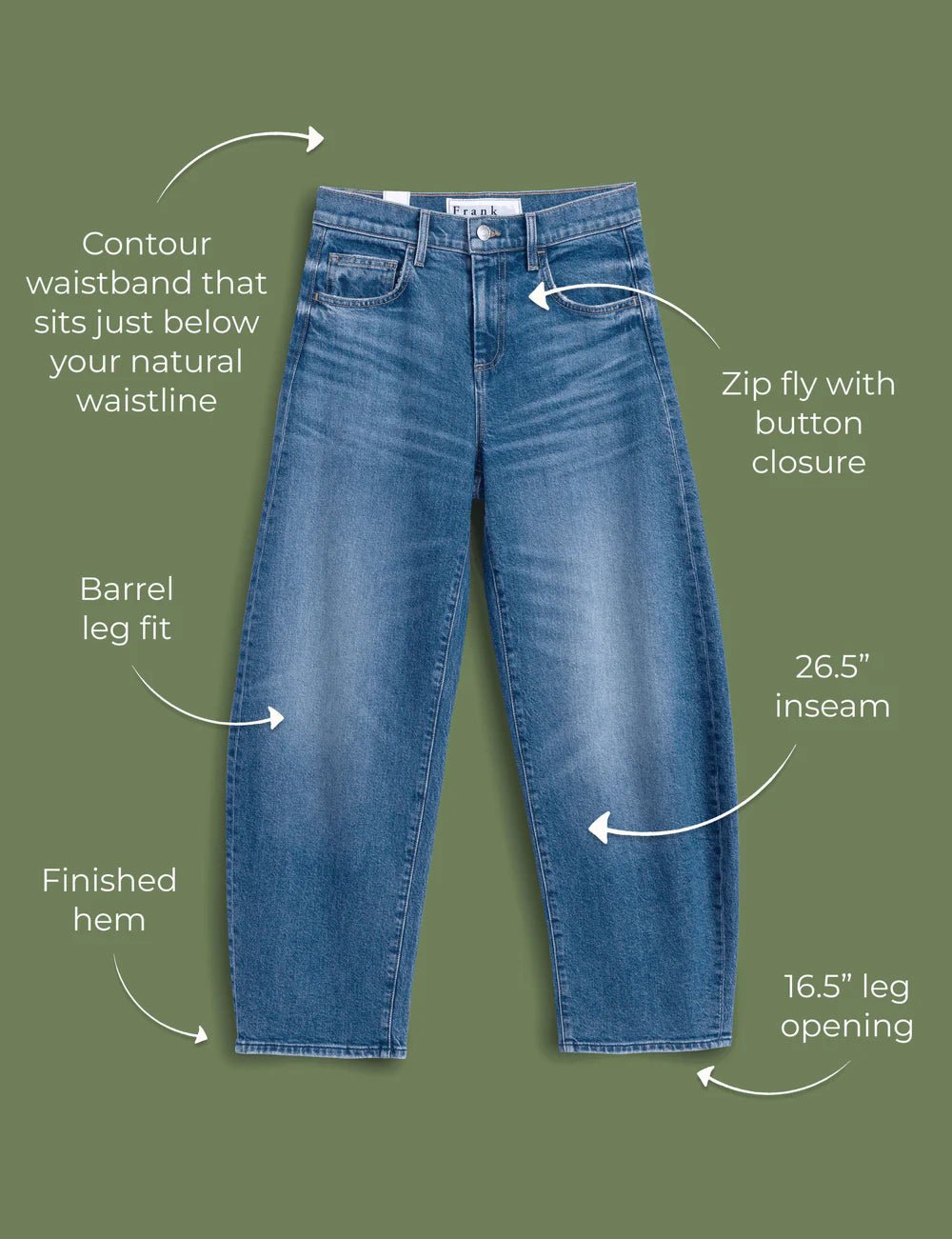 Frank & Eileen - Brennan Barrel Jean 1978 Wash - Kalifornia Jean Bar