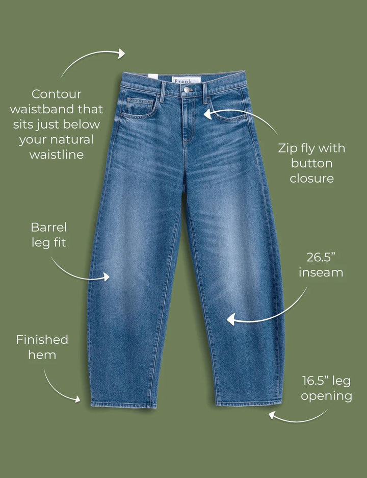 Frank & Eileen - Brennan Barrel Jean 1978 Wash - Kalifornia Jean Bar