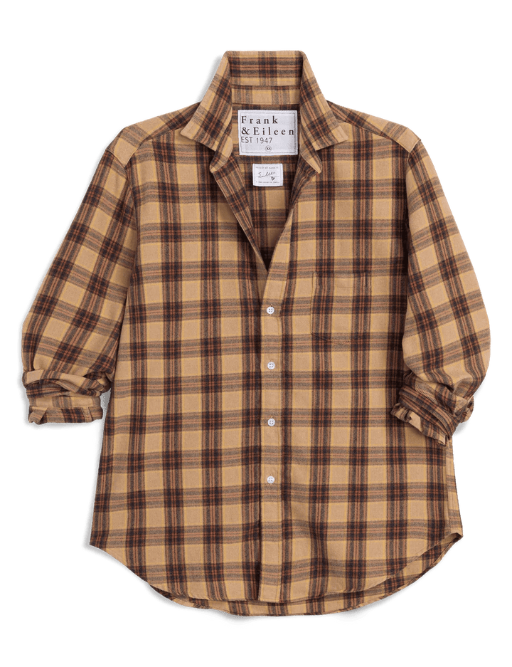 Frank & Eileen - Eileen Gold Brown Black Plaid - Kalifornia Jean Bar