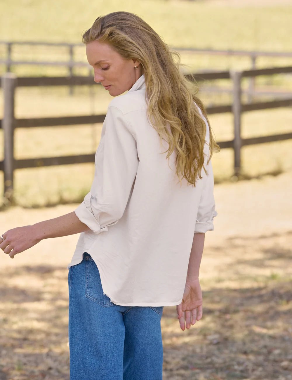 Frank & Eileen - Eileen Vintage White Denim - Kalifornia Jean Bar