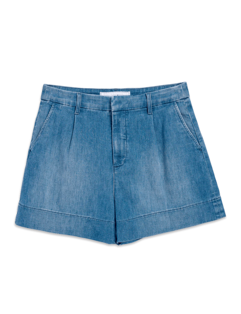 Frank & Eileen - Light Blue Waterford Walking Short 1968 Wash - Kalifornia Jean Bar