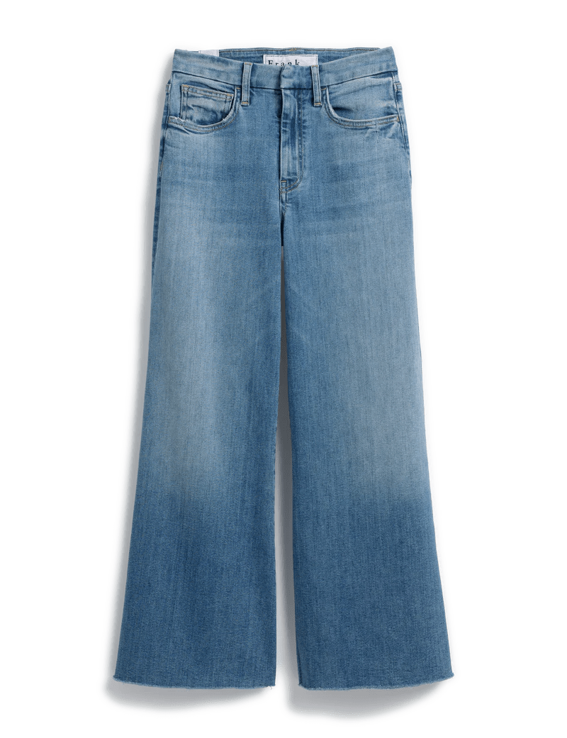 Frank & Eileen - Light Wash Indigo Galway Gaucho Jean - Kalifornia Jean Bar Same Day Shipping