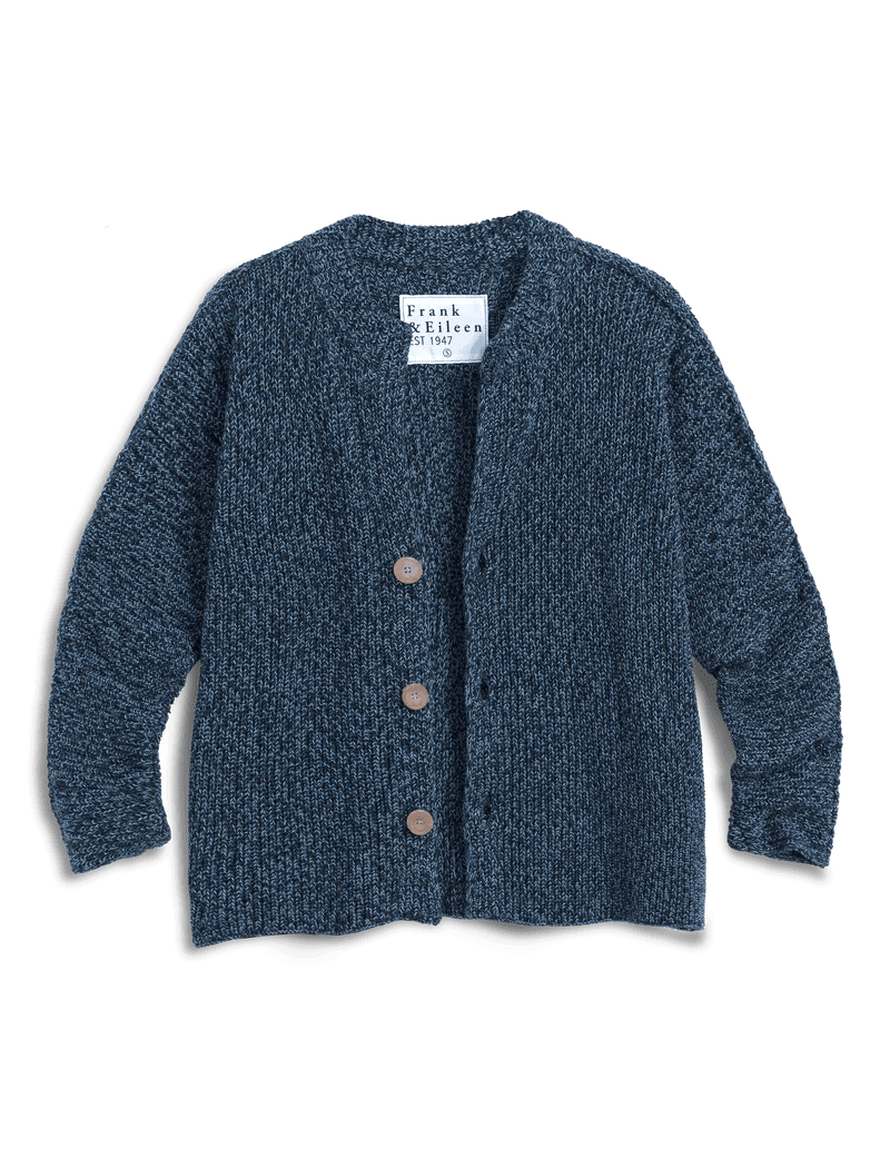 Frank & Eileen - Montecito Cardigan Blueberry - Kalifornia Jean Bar
