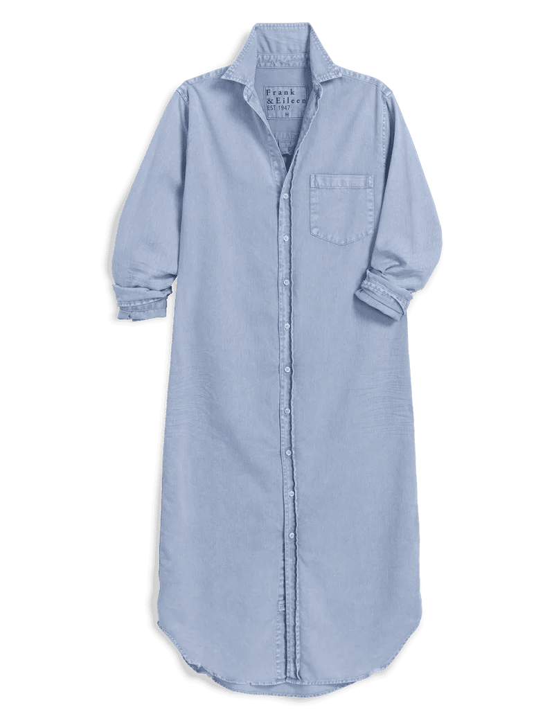 Frank & Eileen - Rory Denim Dress Poolwater Blue - Kalifornia Jean Bar