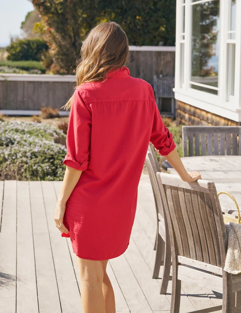 Frank & Eileen - Saffron Mary Classic Shirtdress - Kalifornia Jean Bar