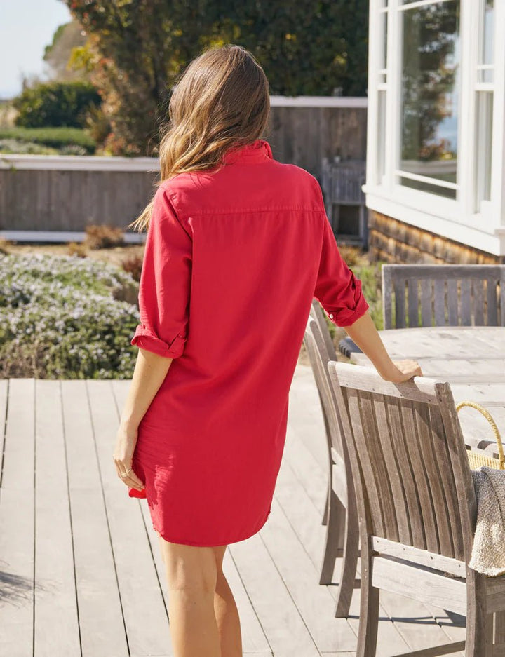 Frank & Eileen - Saffron Mary Classic Shirtdress - Kalifornia Jean Bar