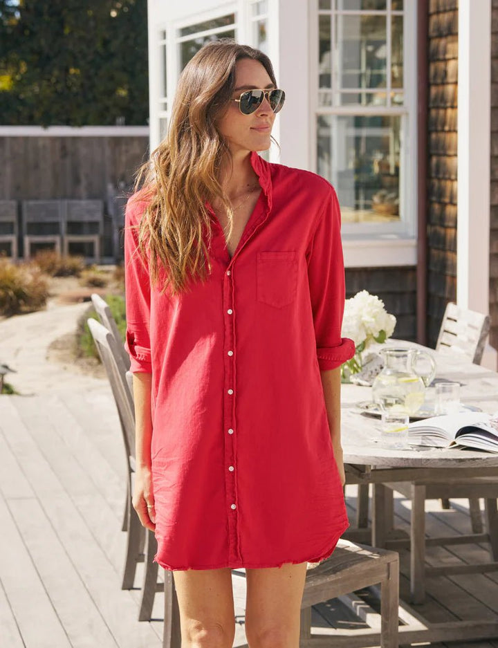 Frank & Eileen - Saffron Mary Classic Shirtdress - Kalifornia Jean Bar