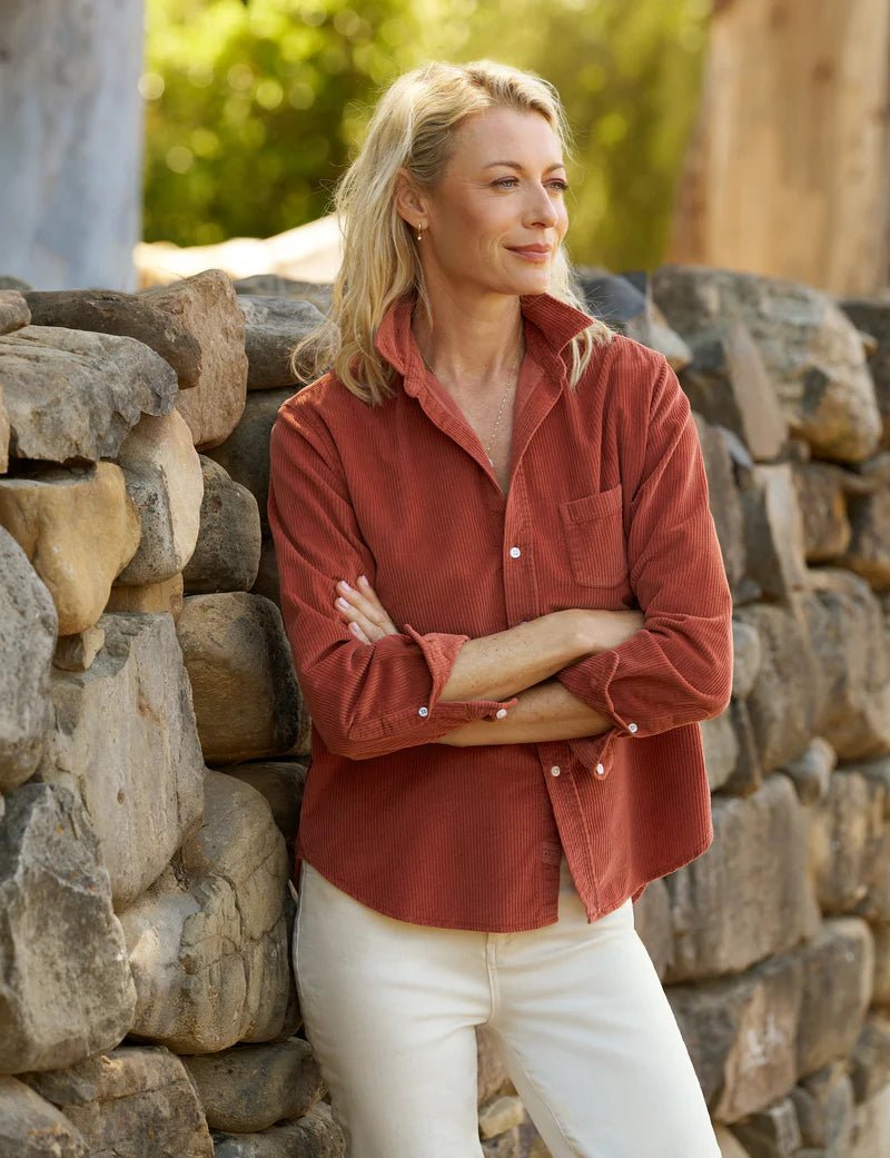 Frank & Eileen - Spice Eileen Corduroy Relaxed Button - Up Shirt - Kalifornia Jean Bar Frank & Eileen - Spice Eileen Corduroy Relaxed Button - Up Shirt