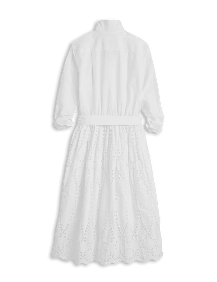 Frank & Eileen - White Grace Eyelet Dress - Kalifornia Jean Bar