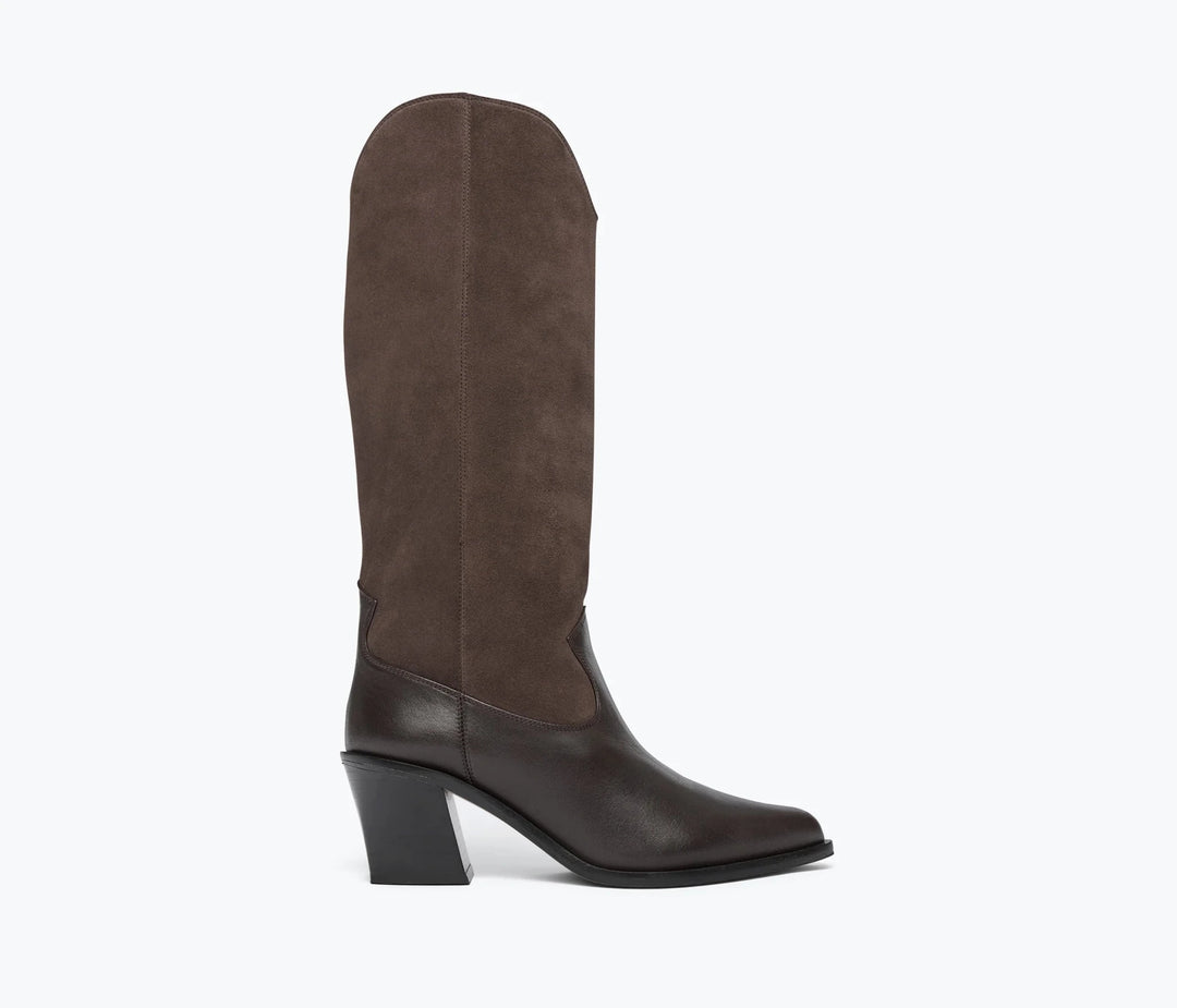 Freda Salvador - Limited Edition Nancie Western Boot Sable Suede - Kalifornia Jean Bar