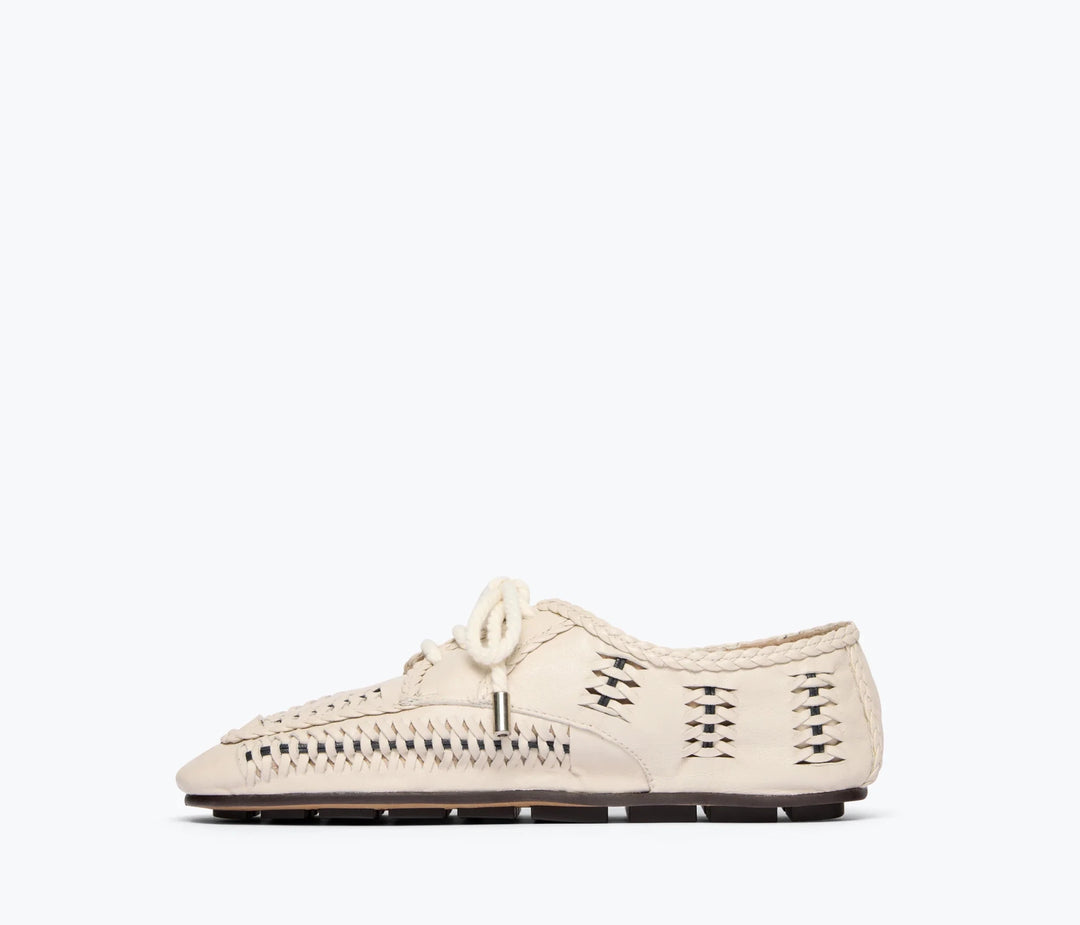 Freda Salvador - Mahira Vanilla Woven Calf Loafer - Kalifornia Jean Bar