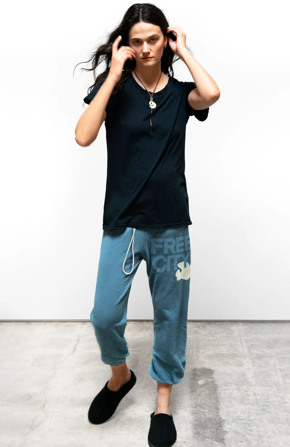 FREECITY - Blue Petal Sweatpants - Kalifornia Jean Bar FREECITY - Blue Petal Sweatpants sweatpants