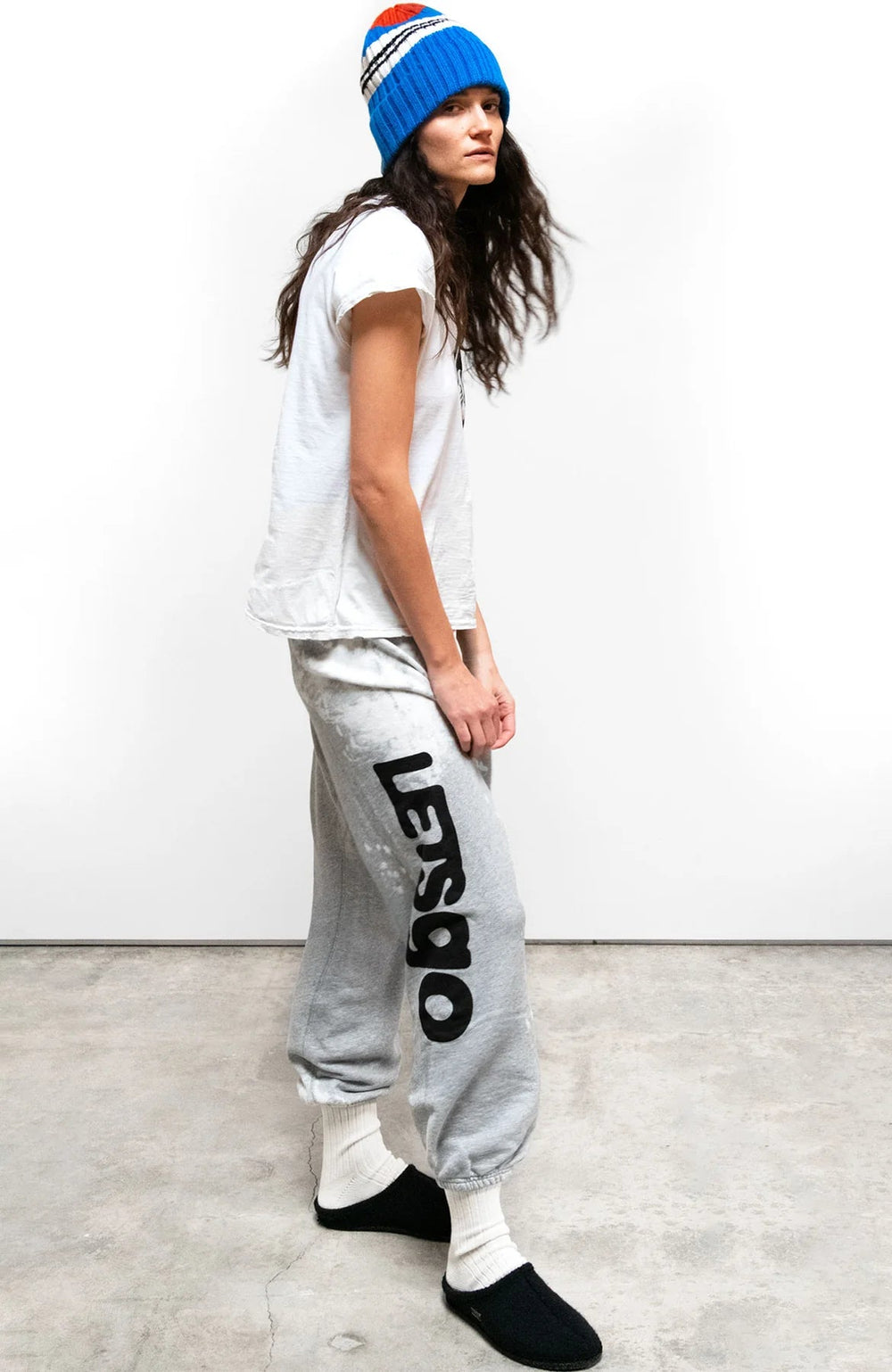 Freecity - Heather Bleachout LetsGO OG Sweatpant - Kalifornia Jean Bar