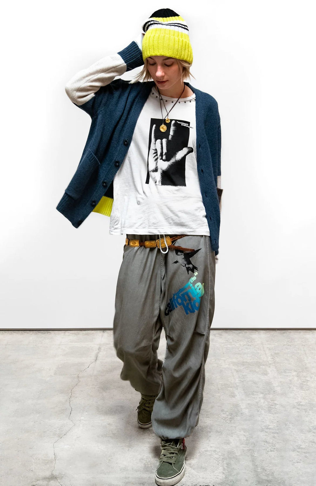 Freecity - Mineral Blue Patch Pocket Cardigan - Kalifornia Jean Bar