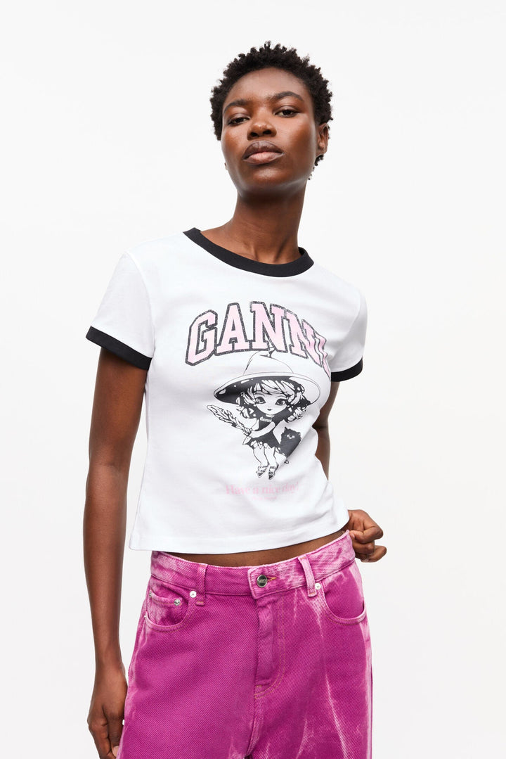 Ganni - Basic Jersey Witch Tee - Kalifornia Jean Bar