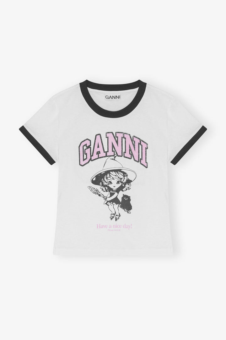 Ganni - Basic Jersey Witch Tee - Kalifornia Jean Bar