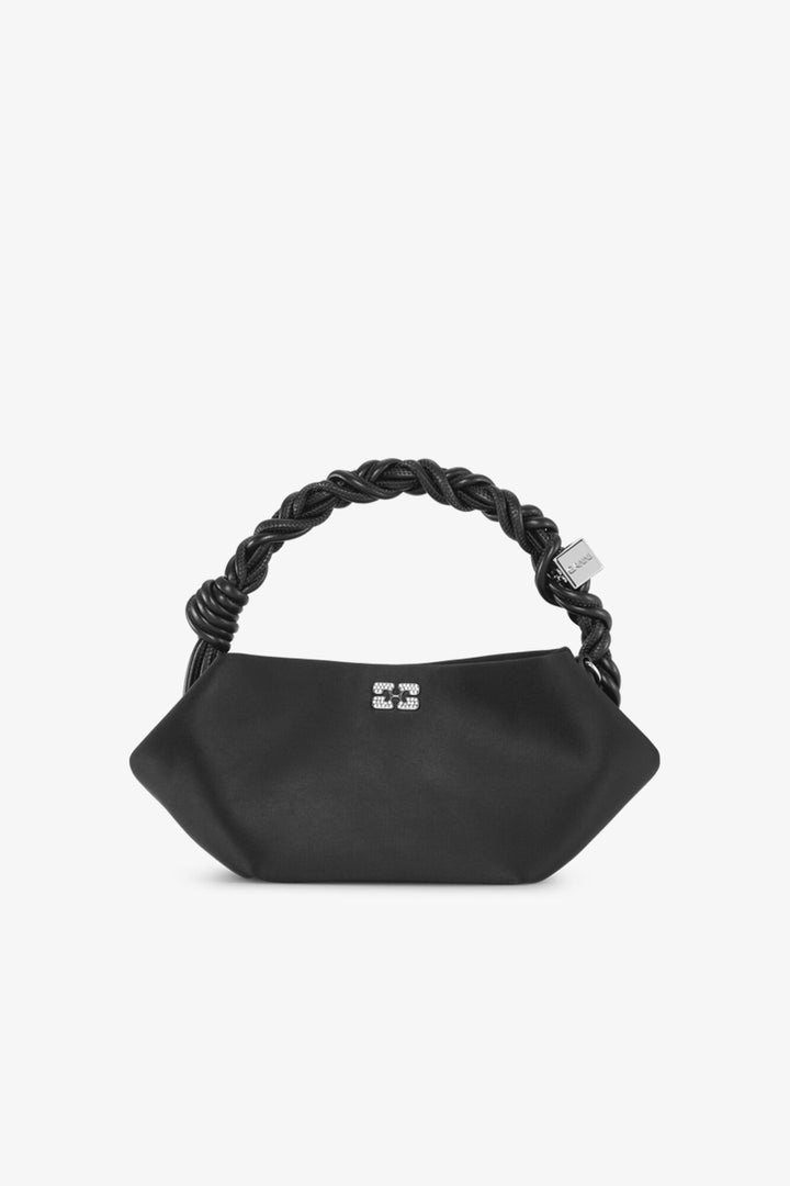 Ganni - Bou Bag Mini in Soir Satin Black - Kalifornia Jean Bar